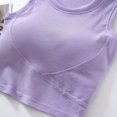thumbnail image 4 of SwiftWear Womens U Back Sports Shaping Bras Padded High Neck Crop Workout Cotton Tank Tops, 4 of 9