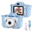thumbnail image 1 of Mini Cartoon Kids Digital Camera 1080P Digital Video Camera for Kids Dual Lens 2.0 Inch IPS Screen Built-in Battery Cute Photo Frames Interesting Games with Neck Strap Birthday Christmas Gift for, 1 of 6