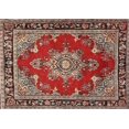 thumbnail image 1 of Ahgly Company Machine Washable Indoor Rectangle Traditional Tomato Red Area Rugs, 5' x 7', 1 of 7