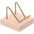 thumbnail image 1 of Shisuyan Crystal Mineral Display Stand Wooden Base Mineral Display Easel Minerals Displaying Holder, 1 of 8