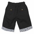thumbnail image 4 of Bienzoe Short en Coton à Taille Élastique pour Garçon Noir Taille 6, 4 of 6