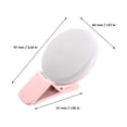 thumbnail image 3 of EGNMCR Selfie Light For Phone With 3 Light Temperatures LED Light Cell Phone Laptop Photography Lighting Clip On Rechargeable, Gift, 3 of 7
