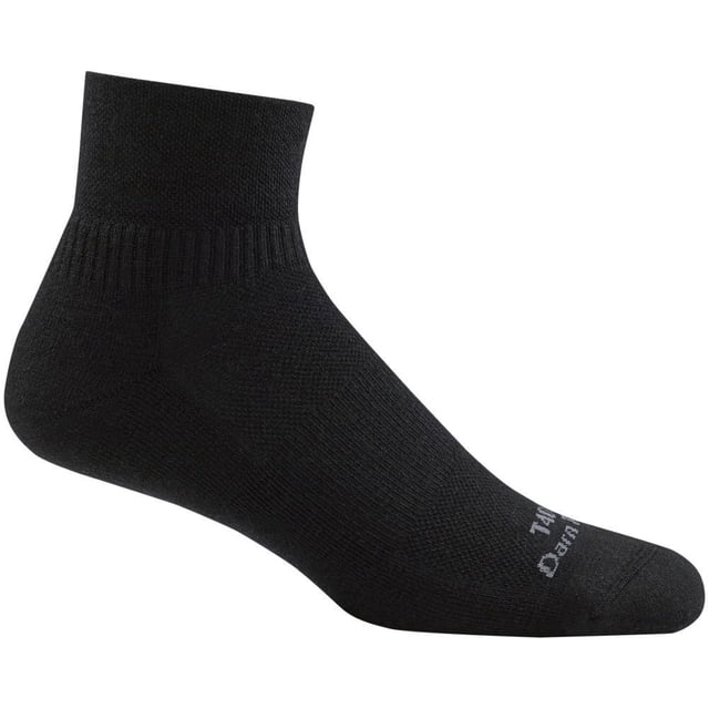 Darn Tough Chaussette Tactique à Coussin 1/4 - Noir Grand