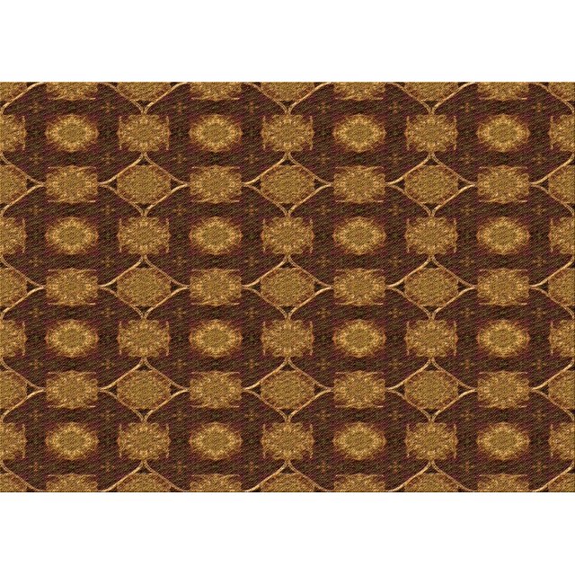 Ahgly Company Tapis Rectangulaire Lavable en Machine Rouge Nuit, 8 Pieds x 10 Pieds