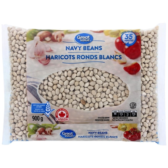 Haricots ronds blancs Great Value