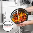 thumbnail image 3 of Starbasix Brand 4.2 QT (4 L) Salad Spinner with Colander, Green, 3 of 5