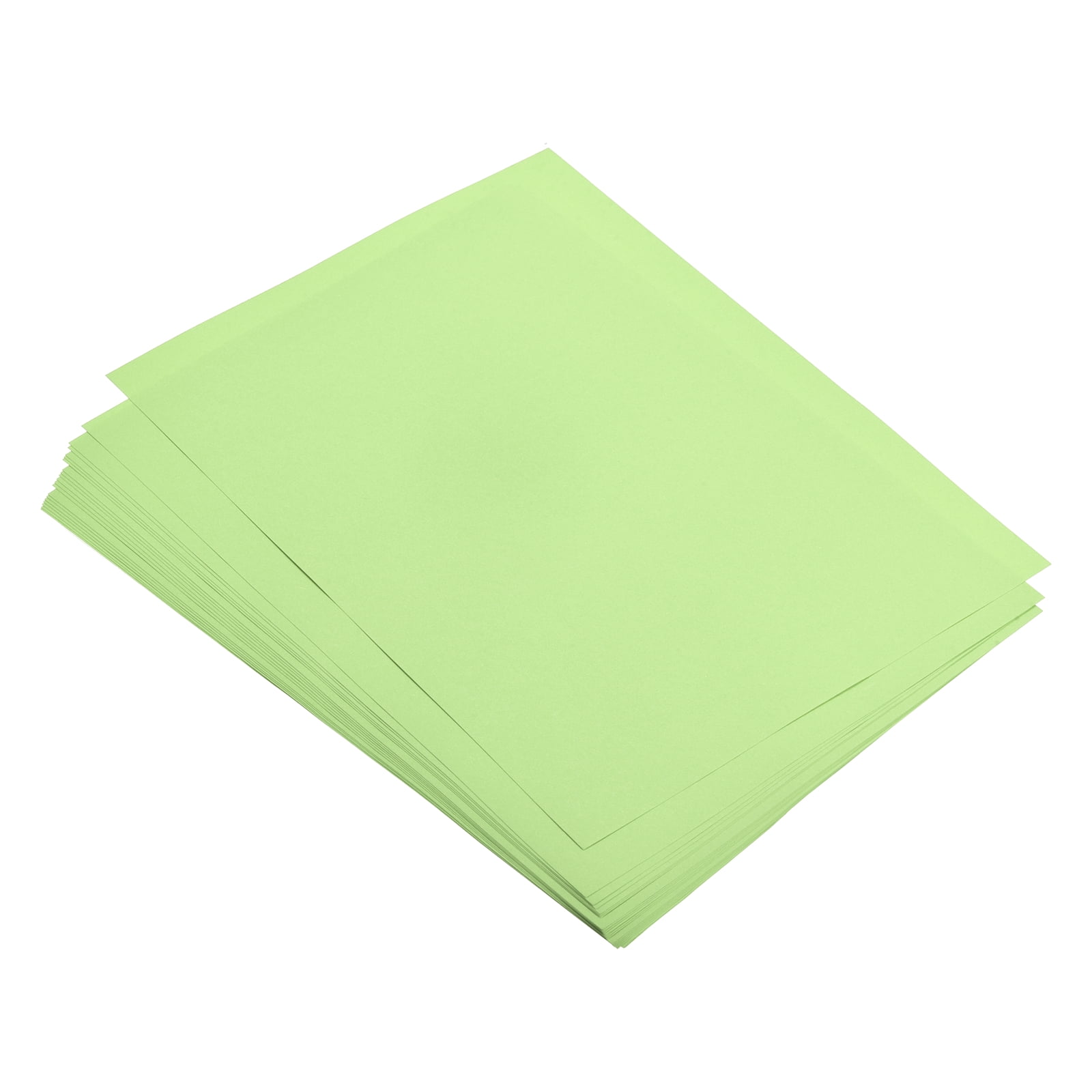 Uxcell 100 Sheets Colored Copy Paper 11.8x7.9 Inch A4 Printer Paper 80gsm Light Green for Office Printing, Document Copying, Invitations, Forms, Art Projects