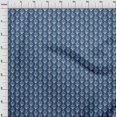 thumbnail image 4 of oneOone Polyester Spandex Navy Blue Fabric Asian Block Print Sewing Craft Projects Fabric Prints By Yard 56 Inch Wide, 4 of 4