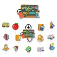 thumbnail image 1 of RKSTN Fall Decorations for Home Welcome Party Decorations Opening Season Banner Ruler School Bus Cake Topper Set Party Supplies Decorations, 1 of 2