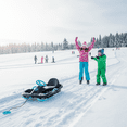 thumbnail image 4 of Conquest Speedster Steerable Snow Sled - Blue, 4 of 5