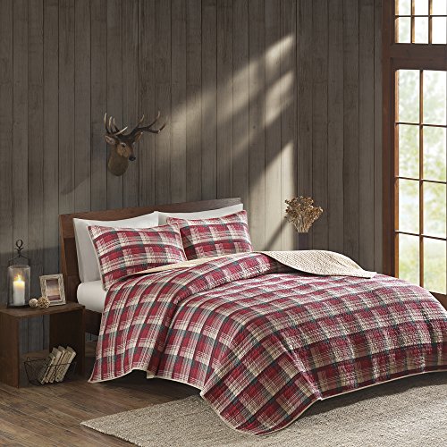 Woolrich WR14-1786 Tasha Quilt Mini Set King/Cal King Red,King/Cal King
