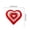 B, variante sur Aqestyerly Décorations à Thème Amour, Tapis de Petite Taille en Forme de Cœur pour Salle de Bain de la Saint-Valentin, Décoration de la Maison
