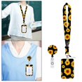 thumbnail image 4 of lionlar Cute ID Card Holder Lanyard with Clip Card Sleeve Accessories Hang Rope Keychain styleE, 4 of 9