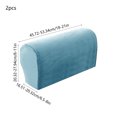 thumbnail image 4 of Sentmoon Sofa Arm Covers Couch Arm Covers Elastic Sofa Armrest Covers Thickened and Protective Covers for Home Furnishings Casual Solid Color Armrest Covers Sofa Decorations, 4 of 7