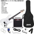 thumbnail image 4 of LyxPro Beginner 39” Electric Guitar & Electric Guitar Accessories, White, 4 of 7
