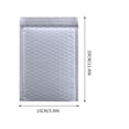 thumbnail image 2 of White Padded Bubble Mailers - Self-Sealing Cushioned Envelopes for Shipping, 9x12 Inch Protective Mailing Bags - Lightweight, Recyclable, for Jewelry, Electronics & Small Items (1 Pack), 2 of 2