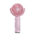 thumbnail image 1 of E Portable Handheld Mini Fan With 180 Degree Rotating Head 3 Speed Settings Removable Washable Mesh Cover Usb Rechargeable Pink, 1 of 7
