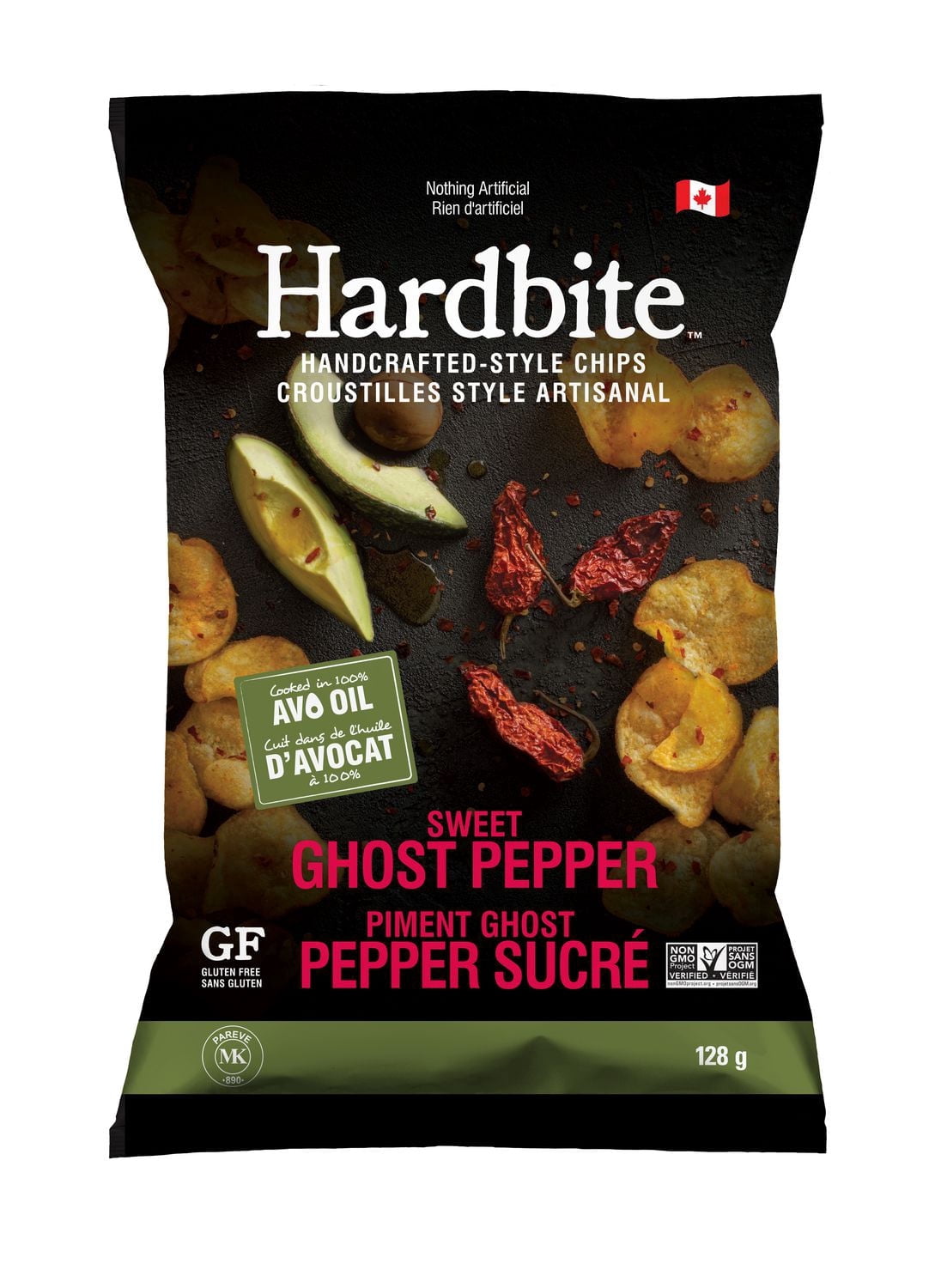 Hardbite Sweet Ghost Pepper Kettle Cooked Avocado Oil Potato Chips