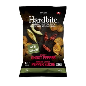 Hardbite Sweet Ghost Bouilloire de poivre Huile d'avocat cuite Chips de pomme de terre