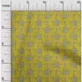thumbnail image 1 of oneOone Popeline de Coton Tissu à Imprimé Feuilles en Blocs BTY 42 Pouces de Large, 1 of 4