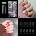 thumbnail image 2 of VONKY Clear Nail Tips For Gel-Long-Lasting Chip-Resistant Soft And Thin Nail Tips Almond Shape Easy Square nail plate, 2 of 6