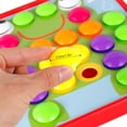thumbnail image 4 of MesaSe Kids Educative Button Pegboard DIY Button Art Toy Creativity Development DIY Pegboard Puzzles Set for Boys & Girls, 4 of 9