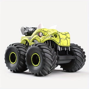 MesaSeCA Remote Control Dinosaur Monster Truck avec lumières & Sons pour les enfants Ages 3+ - Cadeau d'anniversaire Cadeau Halloween RC Voiture stupide