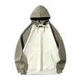 thumbnail image 1 of WEAIXIMIUNG Mama Sweatshirt Plus Size 4X Womens Casual Long Sleeve Solid Knitting Ribbed Print Hoodie Sweatshirts with Pocket Matching Color Sweatshirts, 1 of 9