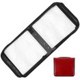 thumbnail image 4 of 200 Pieces CD Storage Bag Large Capacity Bag PU CD Storage Pouch Fashion CD Supplies (Red), 4 of 9