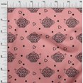 thumbnail image 3 of oneOone Polyester Lycra Medium Pink Fabric Tea Kettle Craft Projects Decor Fabric Printed By The Yard 56 Inch Wide, 3 of 4