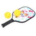 thumbnail image 1 of Ensemble de Raquettes de Pickleball 2 Pcs Sport Extérieur Portable en Fibre de Carbone avec 2 Balles, 1 of 14