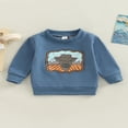 thumbnail image 2 of MesaSe Chemise Garçons Filles Manches Longues Col Ample Hauts Imprimé Taureau Pull Décontracté Fête, 2 of 9