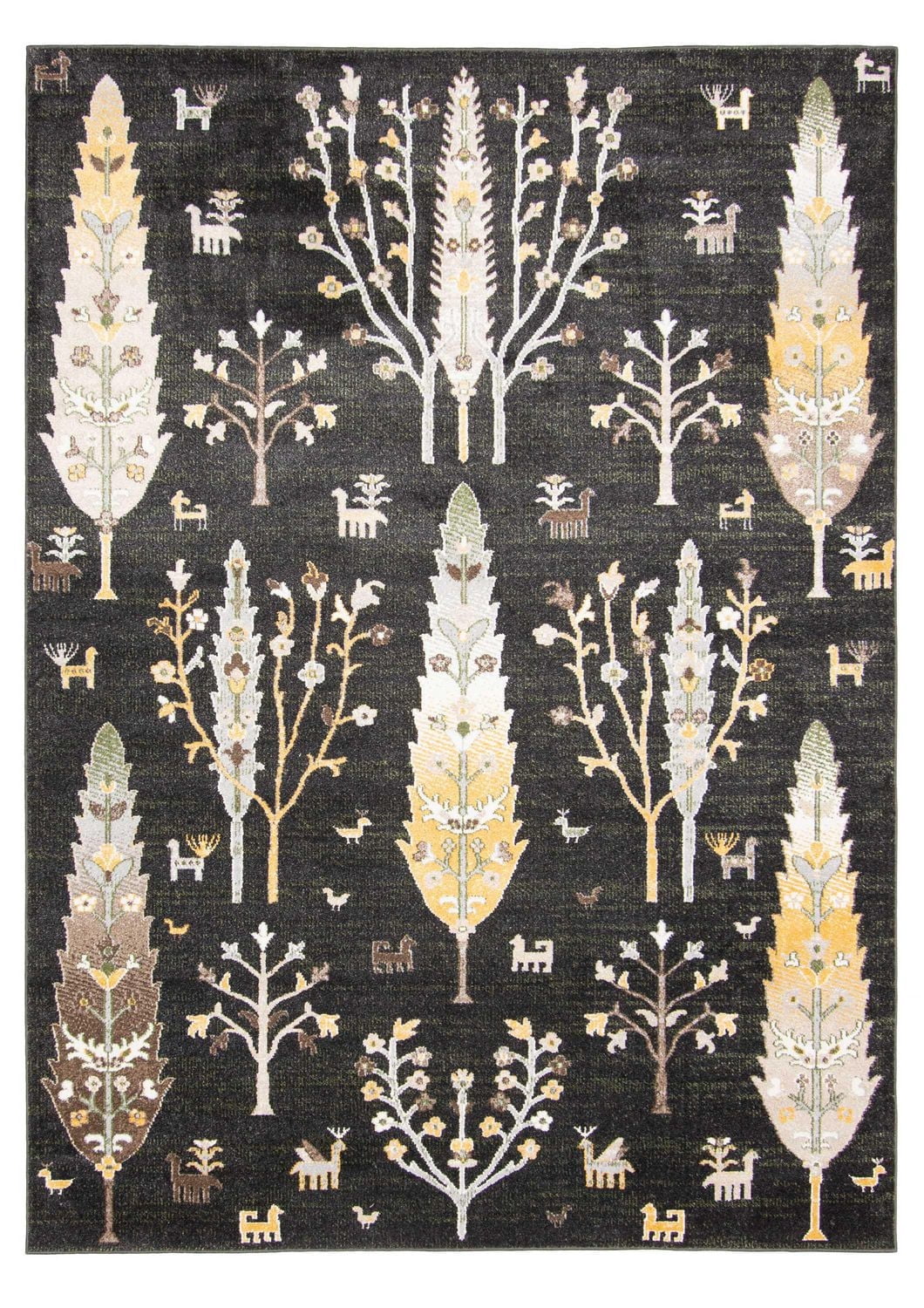 ECARPET Washable Boho Chic Area Rug for Bedroom, Living Room