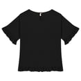 thumbnail image 3 of RXIRUCGD 2025 Vêtements d'Été pour Enfants Nouveaux T-Shirts d'Été pour Enfants Manches Raglan Manches Courtes T-Shirt Graphique Col Rond T-Shirt Filles Haut Décontracté, 3 of 8