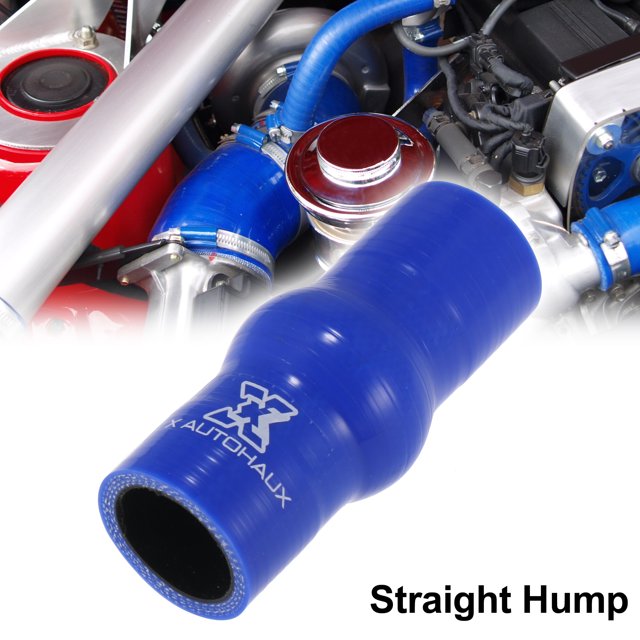 Unique Bargains 100cm Length 28mm Inner Dia Straight Hump Silicone Hose Coupler Intercooler Tube for Car Intercooler Intake Piping Blue