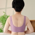 thumbnail image 4 of ylioge 3 Pack Womens Front Closure Bras Plus Size M-7X Wireless Push Up Full-Coverage Underwear Comfortable Multipack Support Bralettes, 4 of 8