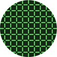 thumbnail image 1 of Ahgly Company Tapis de Zone Ronds d'Intérieur Lavables à la Machine, Transitionnels, Noir Nuit, 6 Pieds Rond, 1 of 7