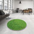 thumbnail image 4 of Ahgly Tapis Rectangulaire Lavable en Machine Vert Transitionnel, 2 Pieds x 5 Pieds, 4 of 7