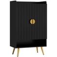 thumbnail image 1 of HOMCOM Narrow Shoe Cabinet for Entryway Shoe Storage Cabinet with Storage, 1 of 10