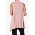 thumbnail image 2 of TheMogan Women's Long Vests Sleeveless Draped Lightweight Open Front Cardigan, 2 of 7
