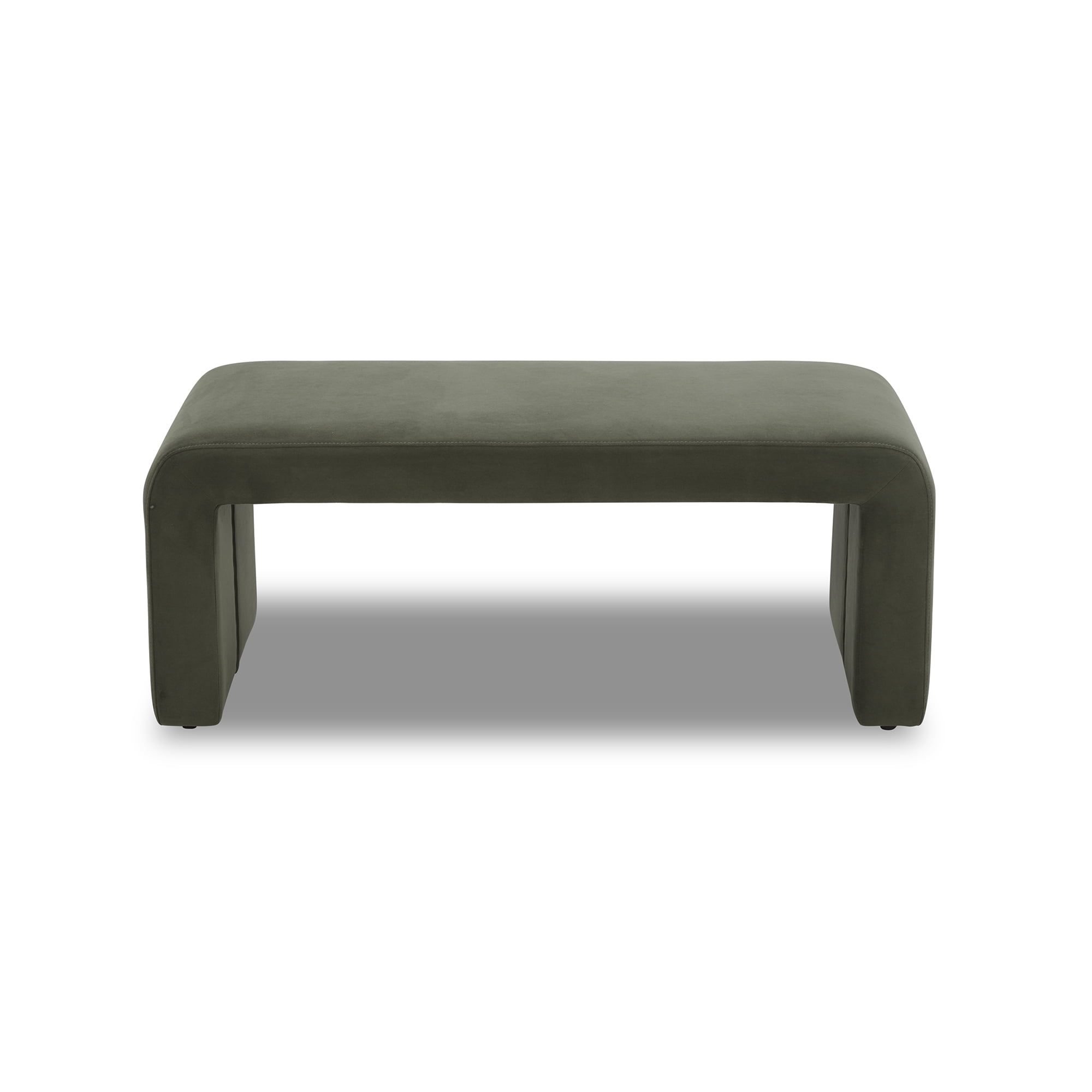 Better Homes & Gardens Juliette Velvet Banc, Olive