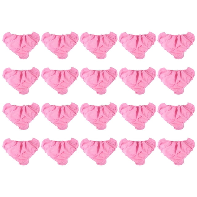 Culottes Jetables pour Femmes en Non-Tissé Rose Légères et Portatives 50 Pcs
