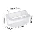 thumbnail image 3 of Bird Feeder with Spill-Proof Design | Transparent Squirrel-Proof Feeder Box for Outdoor Bird Watching | Weather-Resistant Hanging Bird Feeder for Garden and Yard | Easy to Fill and Clean, 3 of 5