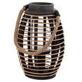 thumbnail image 1 of Truu Design, Lanterne ovale en rotin et bois, 1 of 4