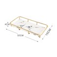 thumbnail image 2 of Vanity Tray Makeup Organizer Cosmetics Storage Bathroom Skincare Organizer, 2 of 5