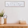 thumbnail image 3 of Framed Wooden Sign You Belong With Me, 3 of 4