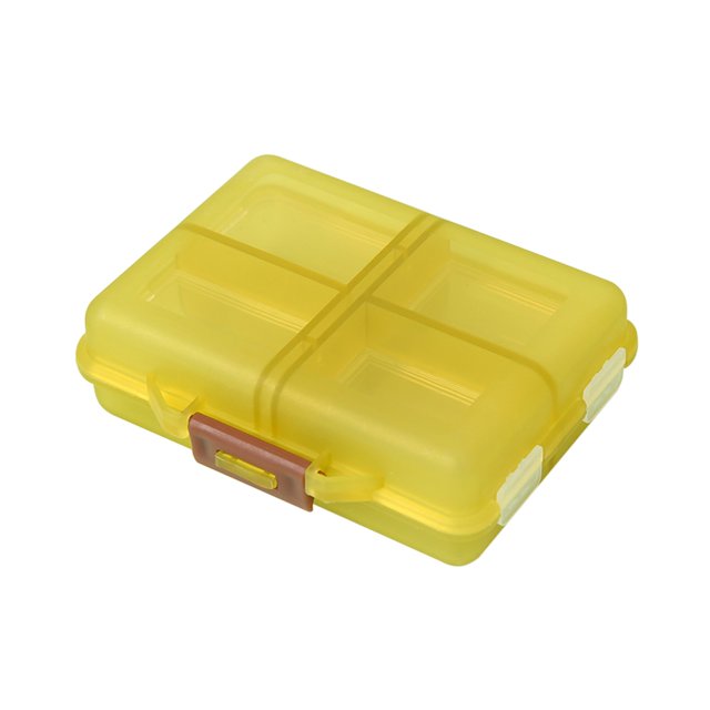 Travel Vitamin Organizer 8 Compartments Portable Vitamin Organizer Small And Unique Shape Easy To Carry Large Space Capacity Suitable For Outdoor Travel