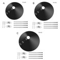 thumbnail image 4 of bedienty Mangeoire pour Animaux en Plastique, Protection Extérieure Réutilisable pour l'Alimentation des Grains 12 Pouces 1Ensemble, 4 of 6