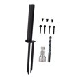 thumbnail image 1 of Fence Post Repair Fence Post Repair Stakes Convenient Installation Sturdy Spare Parts Fence Post Support Pile for Outdoor, 1 of 10