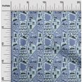 thumbnail image 2 of oneOone Polyester Spandex Grayish Purple Fabric Travel Craft Projects Decor Fabric Printed By The Yard 56 Inch Wide, 2 of 5